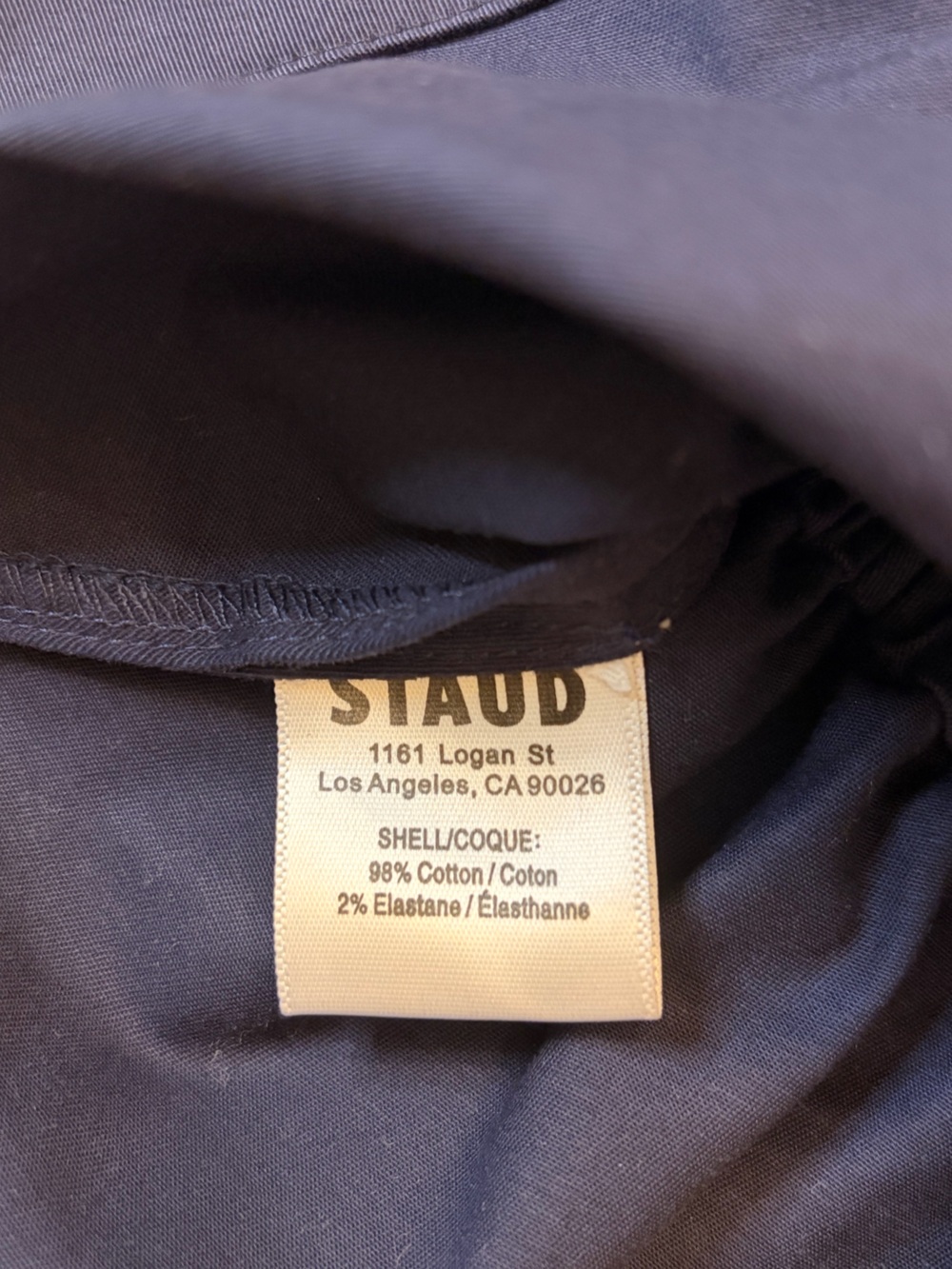 STAUD Bristol Top In Navy Size XS - Picture 8 of 11